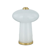 Hudson Valley Fords 1Lt Rechargeable Table Lamp, Brass/Seeded Cloud - L3024-AGB