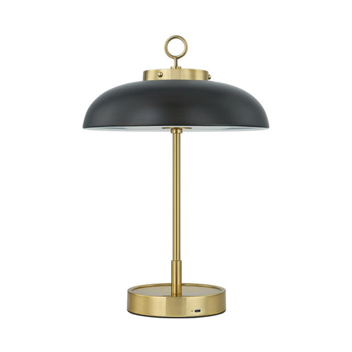 Hudson Valley Hector Rechargeable Table Lamp, Brass/Bronze/White - L3131-AGB-DB