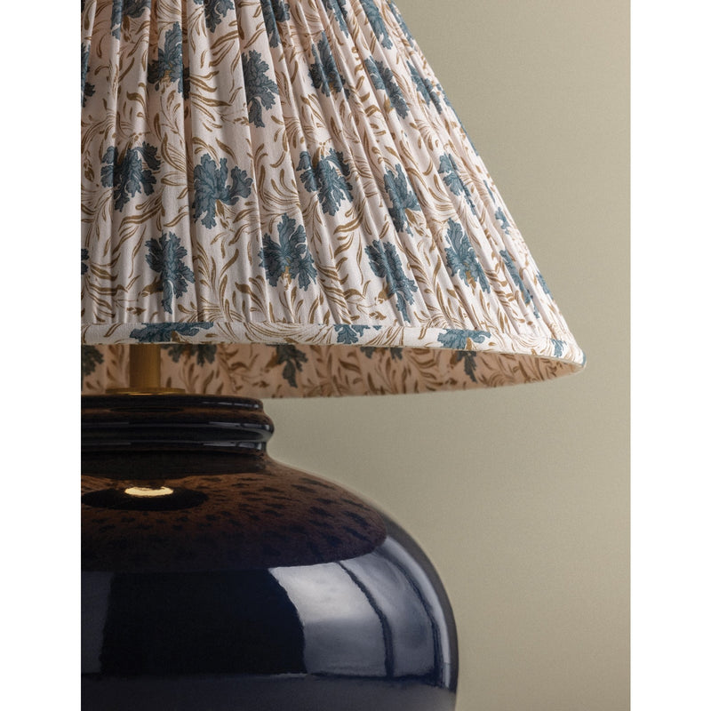 Hudson Valley Moodus 1Lt Table Lamp, Aged Brass/Off White Linen