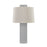 Hudson Valley Manchester 1Lt Lamp, Brass/Shell Grey/Linen - L4028-AGB-CSH