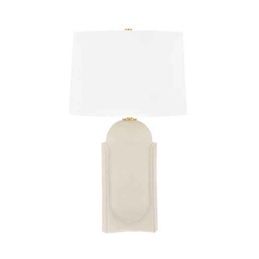 Hudson Valley Leeston 1Lt Table Lamp, Brass/Moonstone Sand/White - L4127-AGB-CMS
