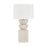 Hudson Valley Gardiner 1 Light Table Lamp, Aged Brass/White - L5131-AGB