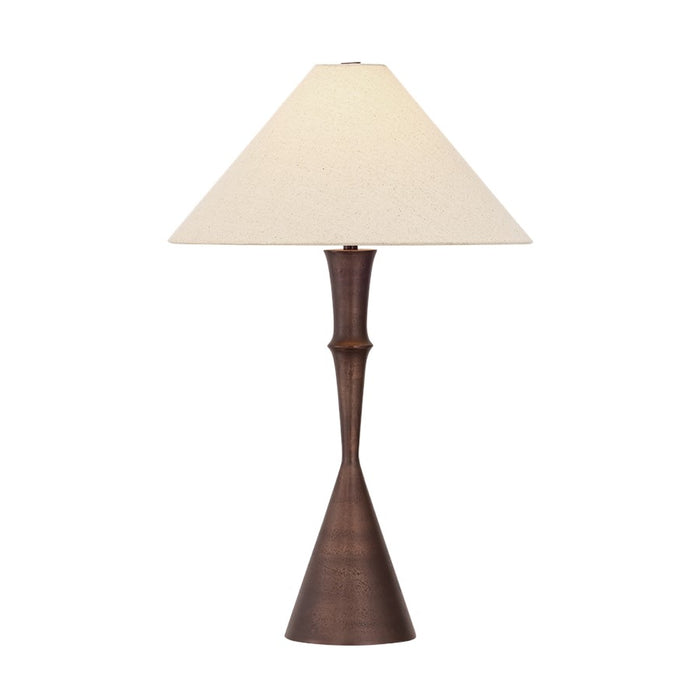 Hudson Valley Viewmont 1 Light Table Lamp, Bronze/Textured Cream - L5281-BRZ