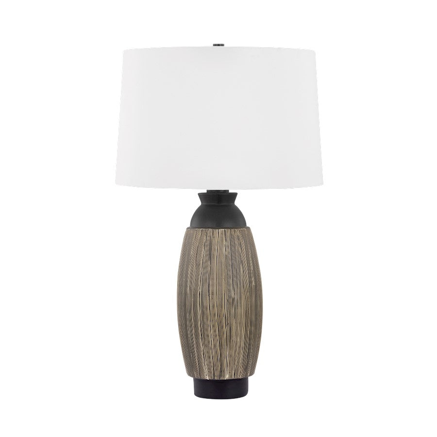 Hudson Valley Naseby 1Lt Table Lamp, Bronze/ Black/White - L6430-DB-CCK