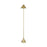 Hudson Valley Salma 1Lt Rechargeable Floor Lamp, Aged Brass/White - L7149-AGB