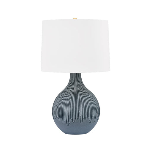 Hudson Valley Nepperhand 1Lt Table Lamp, Brass/Blue/White - L7428-AGB-CPB