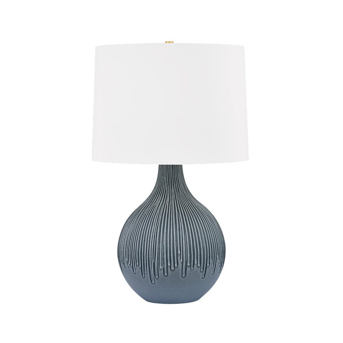 Hudson Valley Nepperhand 1Lt Table Lamp, Brass/Blue/White - L7428-AGB-CPB