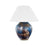 Hudson Valley Pleasantville 1Lt Lamp, Brass/Silt Blue/White - L8126-AGB-CLB