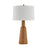 Hudson Valley Dennis 1 Light Table Lamp, Aged Brass/White Linen - L8831-AGB