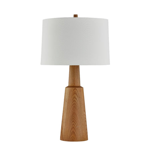 Hudson Valley Dennis 1 Light Table Lamp, Aged Brass/White Linen - L8831-AGB