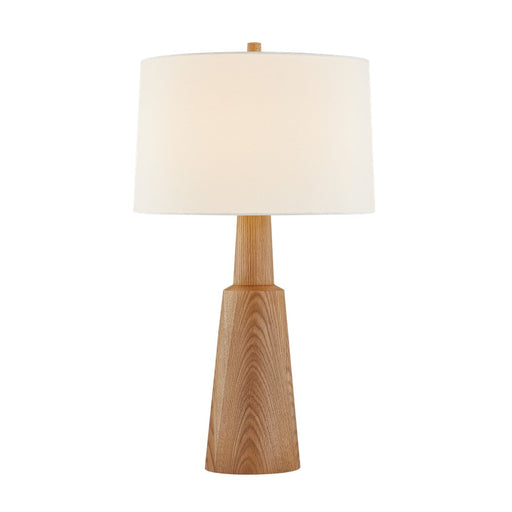 Hudson Valley Dennis 1 Light Table Lamp, Aged Brass/White Linen