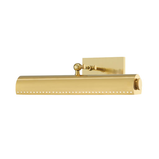 Hudson Valley Hampshire 2 Light Medium Picture Light, Aged Brass
