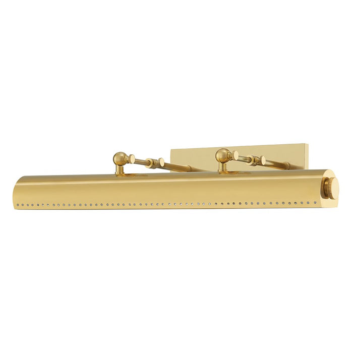 Hudson Valley Hampshire 3 Light Large Picture Light, Aged Brass
