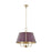 Hudson Valley Cambridge 4Lt Chandelier, Brass/Soft Crimson - MDS120-AGB-CRN