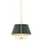 Hudson Valley Cambridge 4Lt Chandelier, Brass/Soft Studio Green