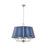 Hudson Valley Cambridge 6Lt Chandelier, Nickel/French Blue - MDS121-PN-FBL