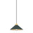 Hudson Valley Clivedon 1Lt 12" Pendant, Brass/Green - MDS1401-AGB-SSG