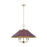 Hudson Valley Clivedon 5Lt Chandelier, Brass/Soft Crimson - MDS1403-AGB-CRN