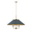 Hudson Valley Clivedon 5Lt Chandelier, Brass/Soft Studio Green - MDS1403-AGB-SSG