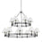 Hudson Valley Howard 15Lt Chandelier, Brass/Distressed Bronze - MDS1802-AGB-DB