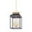 Hudson Valley Houghton 4Lt 22" Lantern, Brass/Bronze/Clear