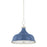 Hudson Valley Painted No.1 3Lt Pendant, Nickel/Blue/White Glass - MDS300-PN-FBL