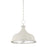 Hudson Valley Painted No.1 3Lt Pendant, Nickel/White/White Glass - MDS300-PN-OW