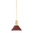 Hudson Valley Painted No.2 1Lt 10" Pendant, Brass/Soft Crimson - MDS351-AGB-CRN