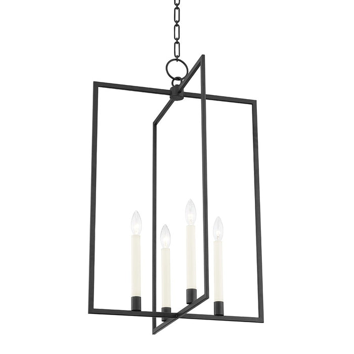 Hudson Valley Middleborough 4 Light Large Pendant, Aged Iron