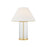 Hudson Valley Inglewood 1Lt Table Lamp, Aged Brass/White Linen