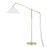 Hudson Valley Dorset 1 Light Floor Lamp, Aged Brass