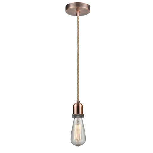 Innovations Whitney Bare Bulb Mini Pendant, AC/Rope