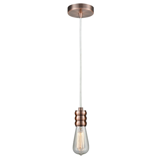 Innovations Gatsby Bare Bulb Mini Pendant, AC/WH