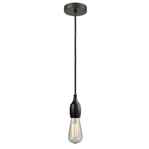 Innovations Chelsea Bare Bulb Mini Pendant, OBZ/Amber/BK