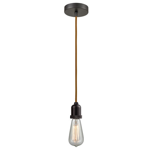 Innovations Whitney Bare Bulb Mini Pendant, OBZ/Copper Cord
