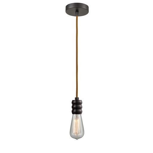 Innovations Gatsby Bare Bulb Mini Pendant, OBZ/Copper Cord