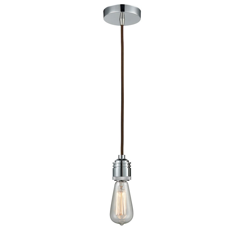 Innovations Winchester Bare Bulb Mini Pendant, PC/Brown