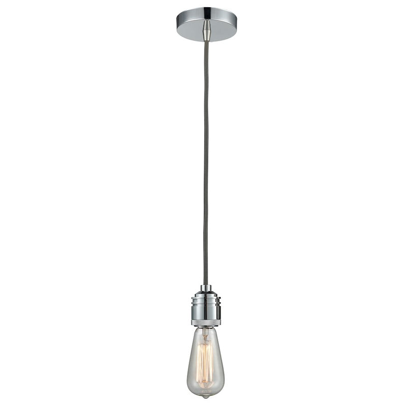 Innovations Winchester Bare Bulb Mini Pendant, PC/Gray