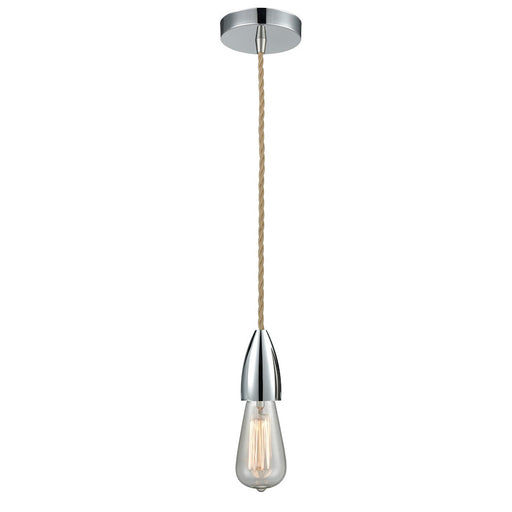 Innovations Fairchild Bare Bulb Mini Pendant, PC/Rope