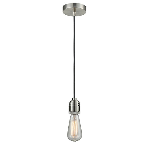 Innovations Winchester Bare Bulb Mini Pendant, SN/BK