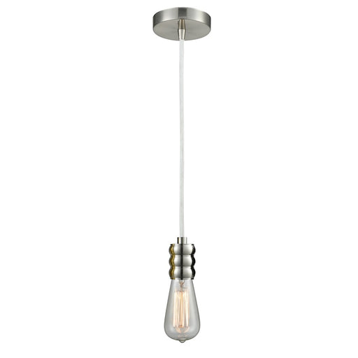 Innovations Gatsby Bare Bulb Mini Pendant, SN/WH