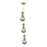 Innovations Malone 6Lt 6" CM Pendant, 6" Canopy, BS/SCL - 103-451-1P-BB-G451-5SM