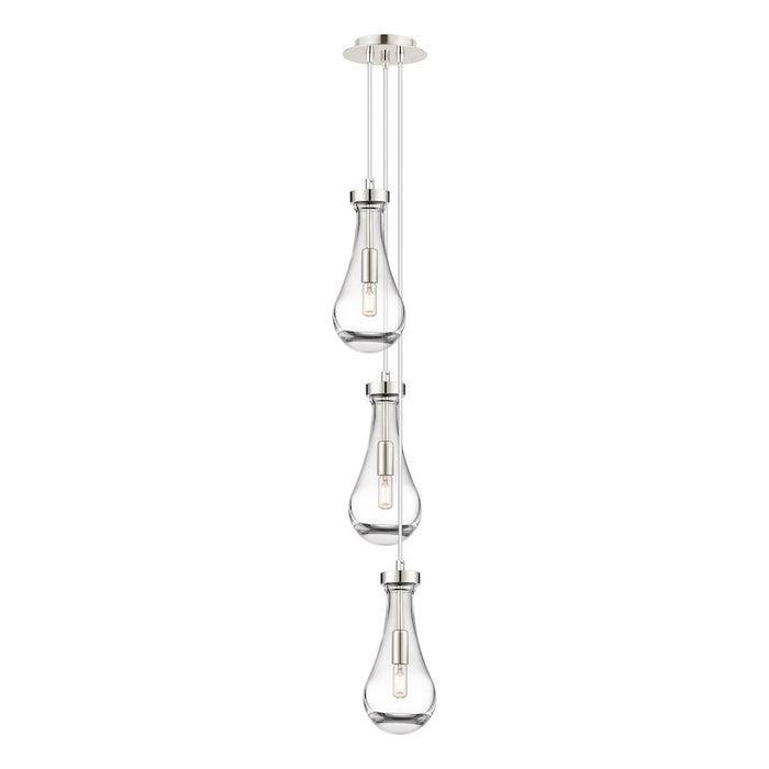 Innovations Malone 6Lt 6" CM Pendant, 6" Canopy, PN/CL - 103-451-1P-PN-G451-5CL