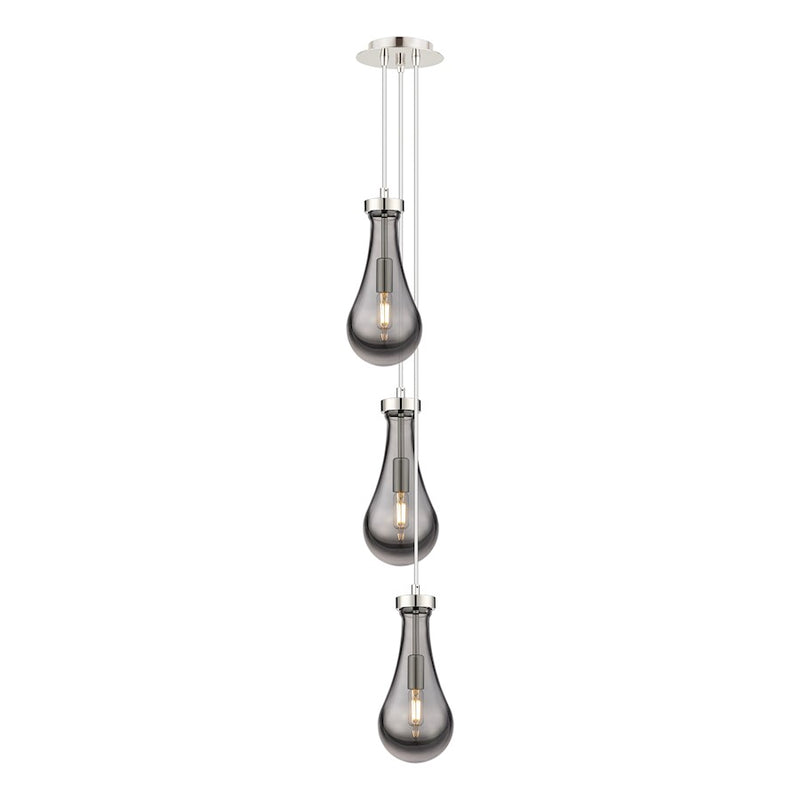 Innovations Malone 6Lt 6" CM Pendant, 6" Canopy, PN/SCL - 103-451-1P-PN-G451-5SM