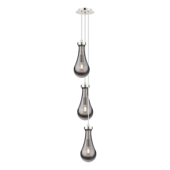 Innovations Malone 6Lt 6" CM Pendant, 6" Canopy, PN/SCL - 103-451-1P-PN-G451-5SM
