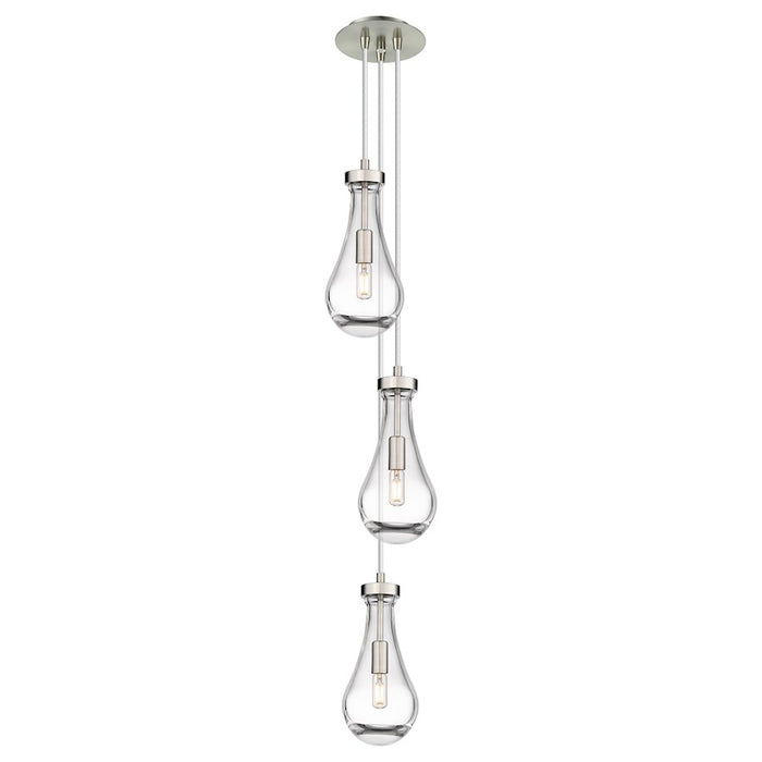 Innovations Malone 6Lt 6" CM Pendant, 6" Canopy, SN/CL - 103-451-1P-SN-G451-5CL