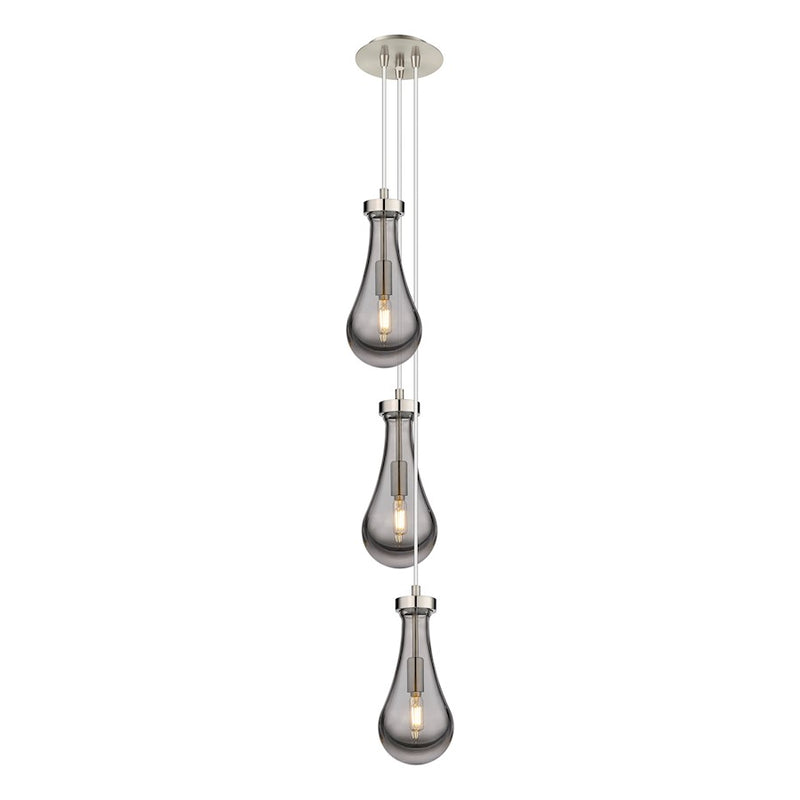 Innovations Malone 6Lt 6" CM Pendant, 6" Canopy, SN/SCL - 103-451-1P-SN-G451-5SM