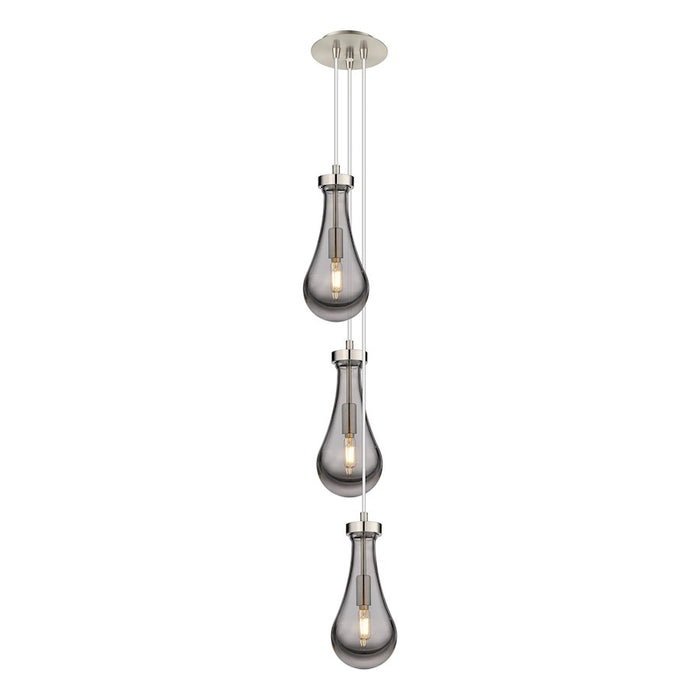 Innovations Malone 6Lt 6" CM Pendant, 6" Canopy, SN/SCL - 103-451-1P-SN-G451-5SM