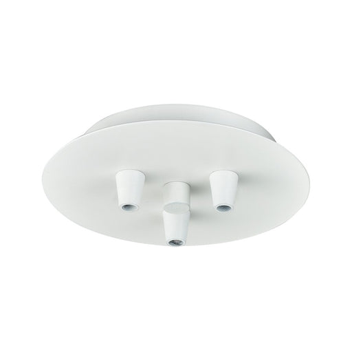 Innovations 103-W Custom Cord 3 Light Multi Port Canopy, White