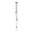 Innovations Crown Point 3Lt 7" Cord Multi Pendant, BRS/CL - 103B-3P-BB-G434-7CL